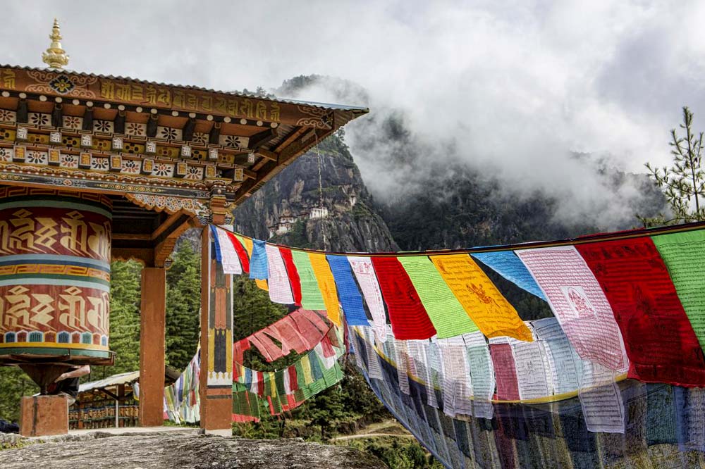 Klasztor Taktsang Palphug w Bhutanie